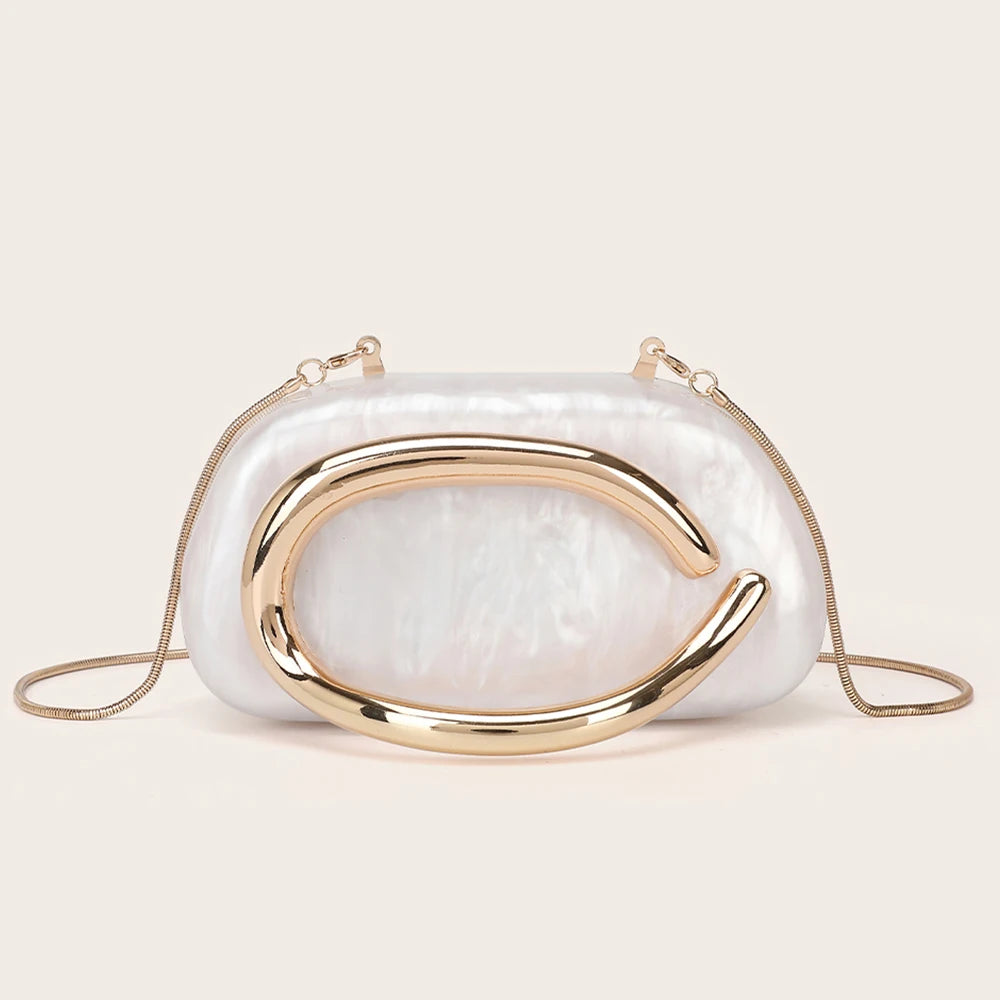 YYW Bridal Evening Clutch Bag Luxury Banquet Crossbody