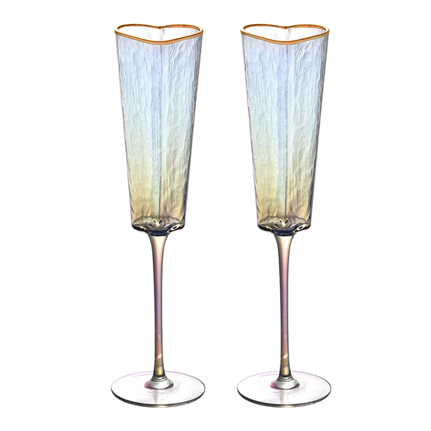 Heart Shaped Glass Goblet Durable Wine Glass For Home Parties