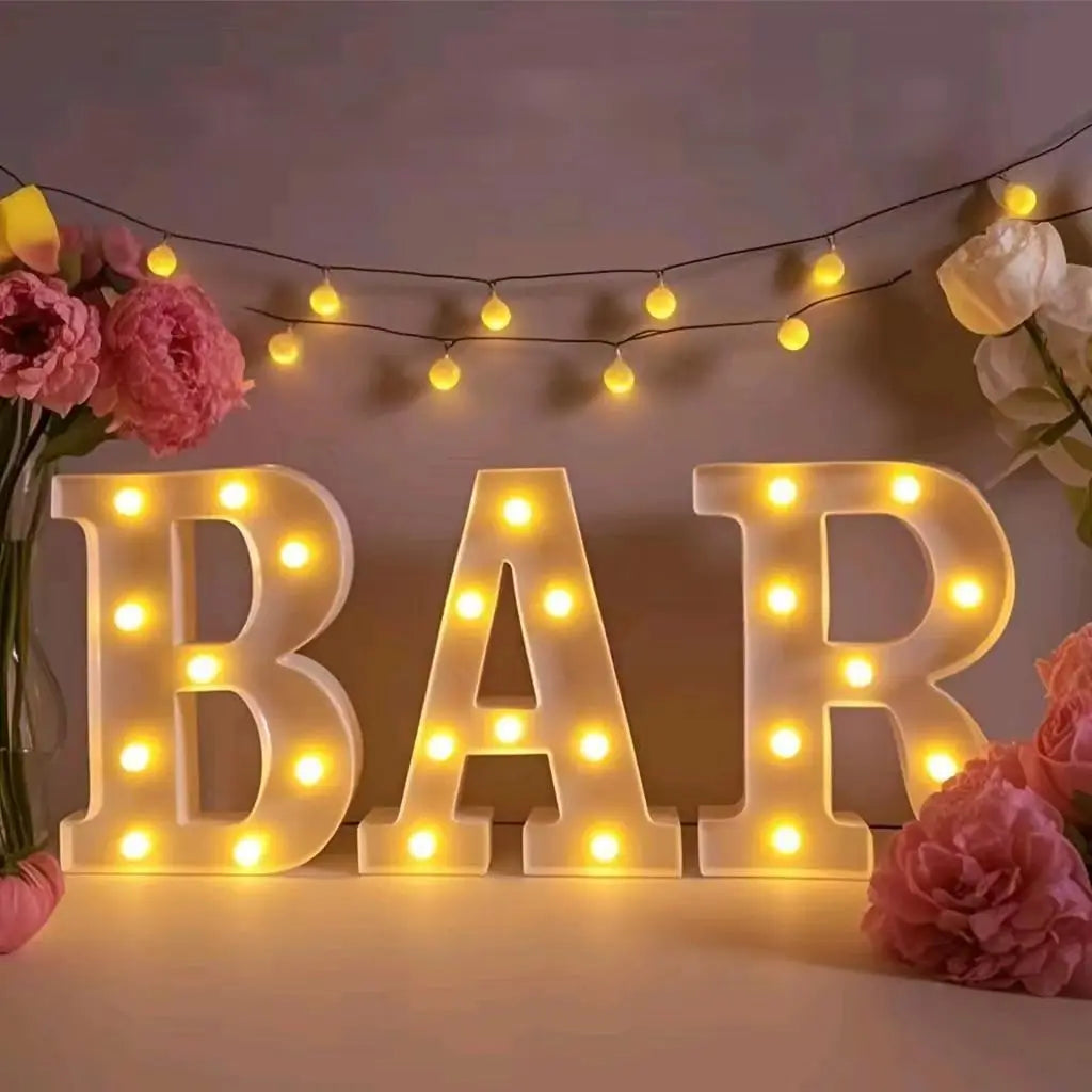NONECN Bar LED Luminous Letter Light For Bars And Parties
