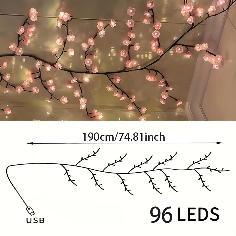 96 LED Cherry Blossom Tree Light for Parties and Decor