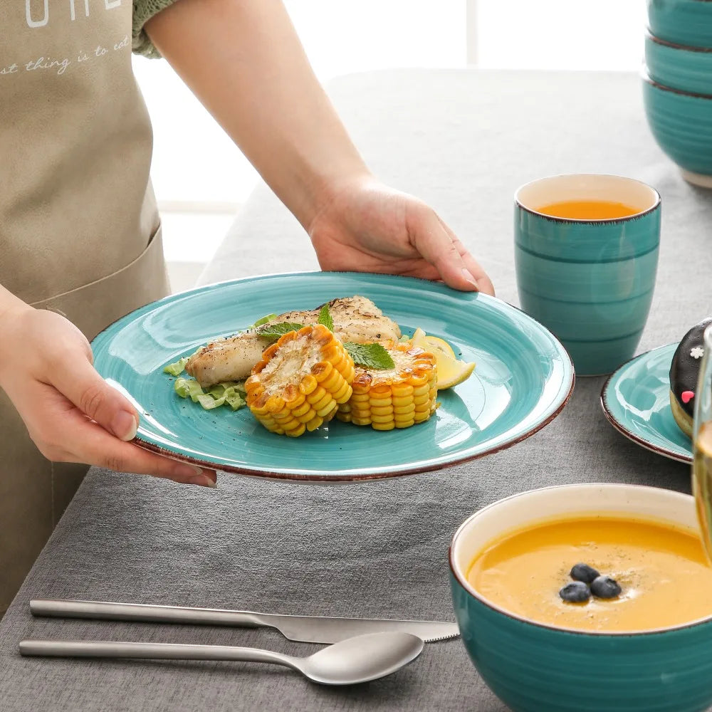 Malacasa BellaT Porcelain Dinnerware Set For Everyday Dining And Entertaining