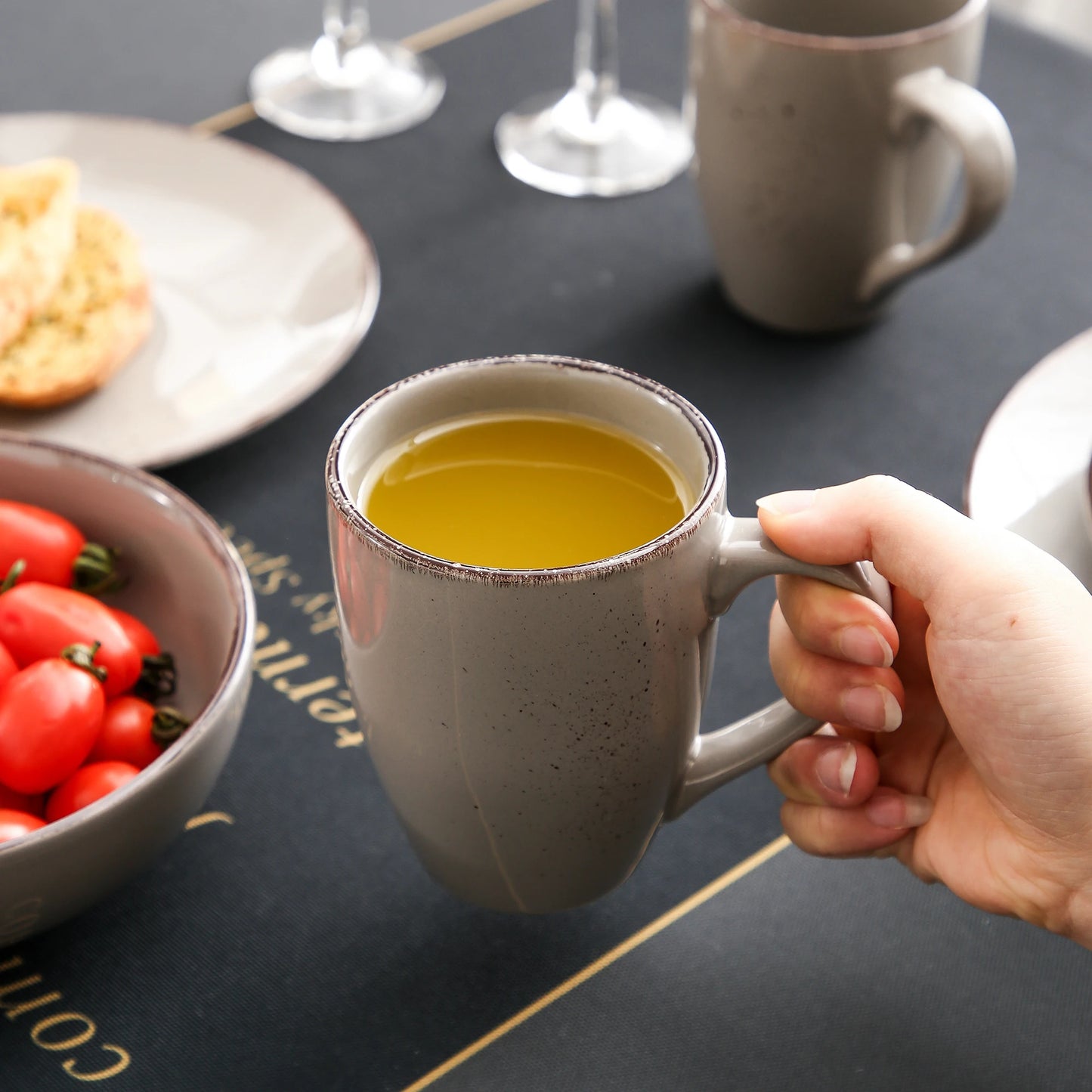 Malacasa Navia Stoneware Dinnerware Set Tableware Collection