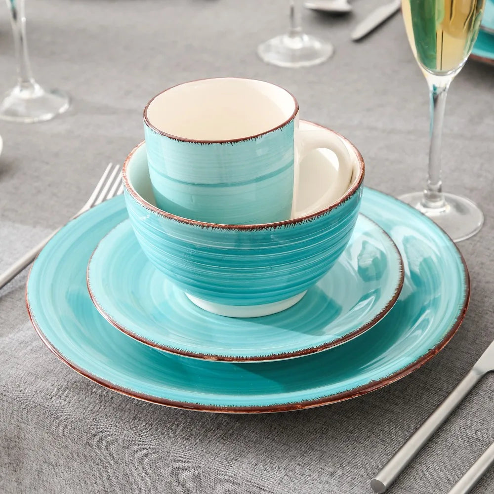 Malacasa BellaT Porcelain Dinnerware Set For Everyday Dining And Entertaining
