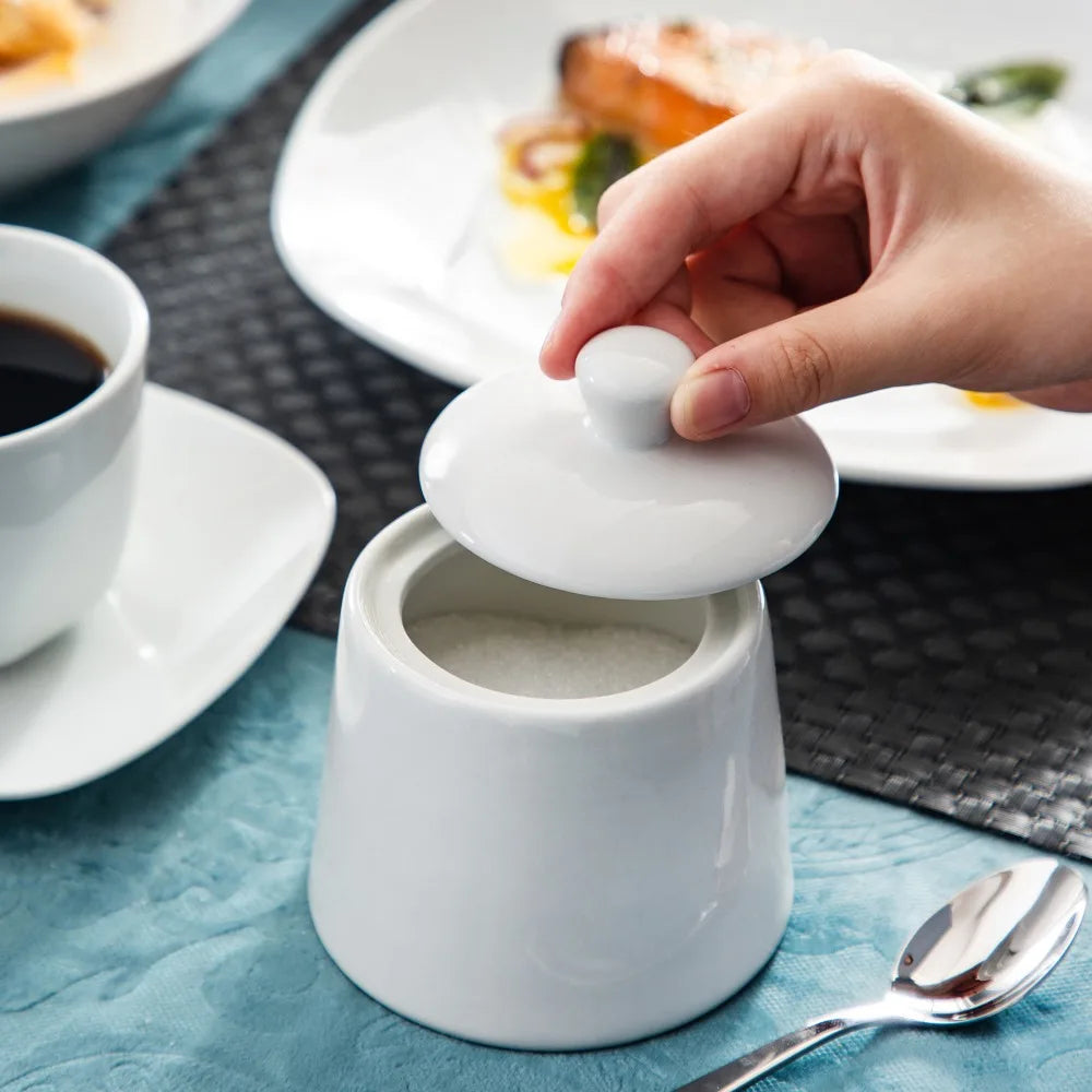 MALACASA Elisa Porcelain Dinnerware Set With Cups And Bowls