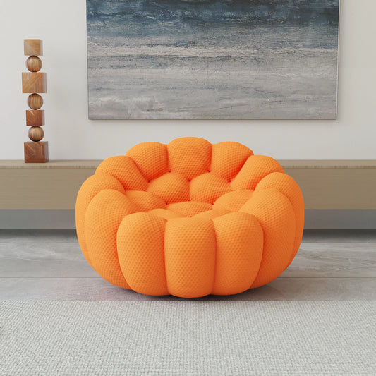 Sdorens 49'' Oversized Boneless Bubble Couch Chair Football-Shaped Design Curved Couch for Living Room No Assembly Required