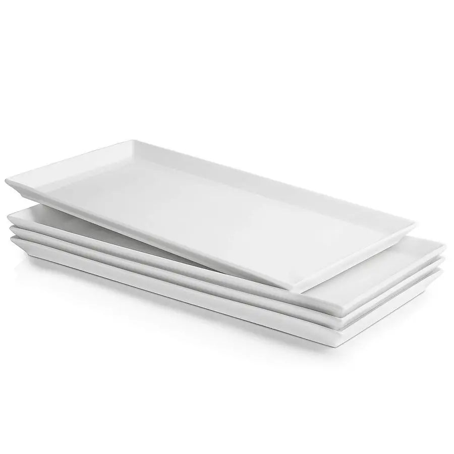 XMSJ Porcelain Serving Platters For Parties Set Of 4
