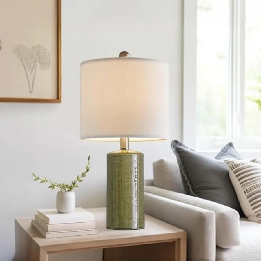 Modern Ceramic Table Lamps Set of 2 for Living Room