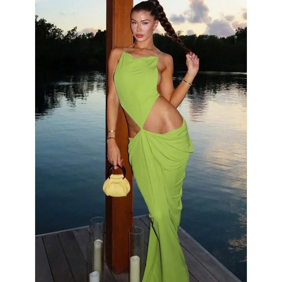 Women's Casual Backless Bodycon Dress For Summer Vacation