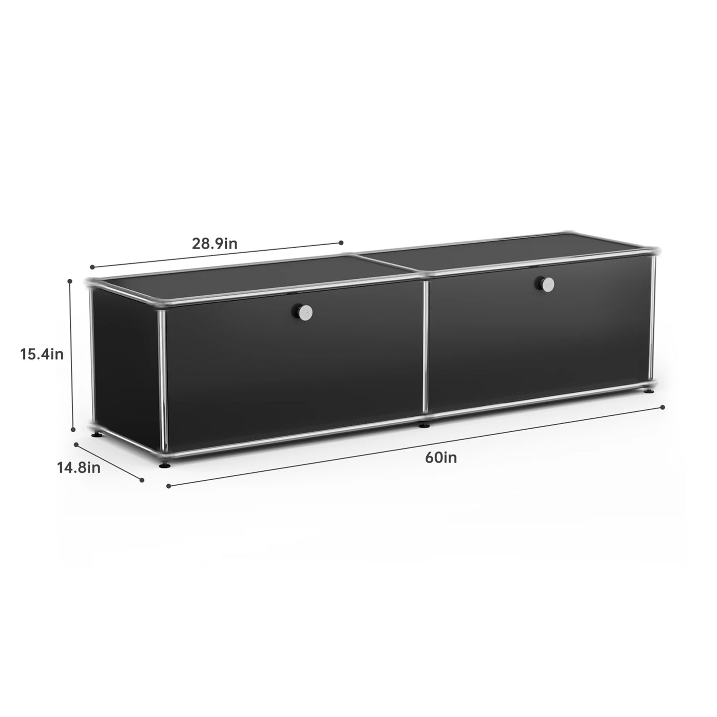 Stainless Steel Storage Cabinet TV Stand For Living Room