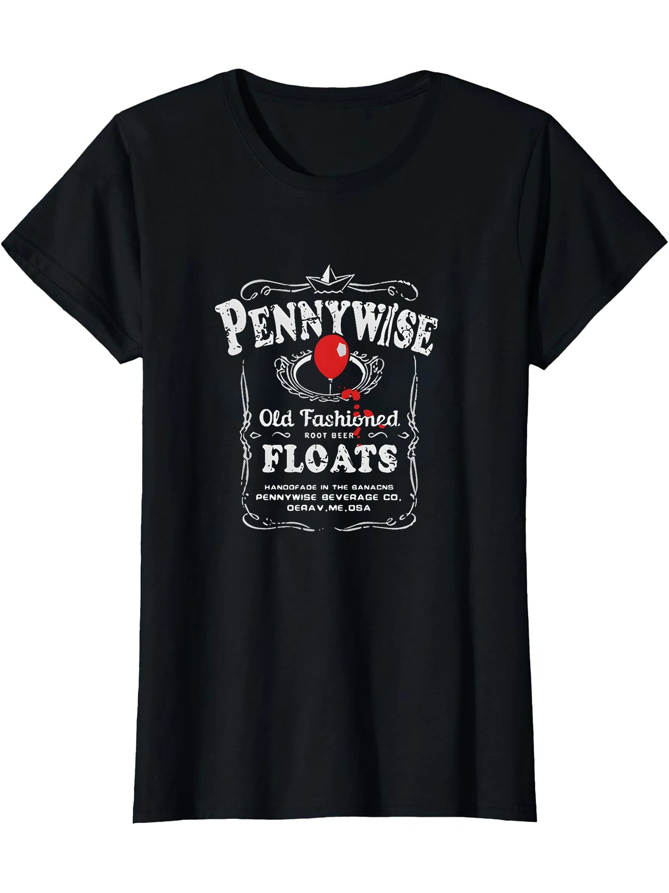 Pennywise IT Inspired Graphic Tee Stephen King
