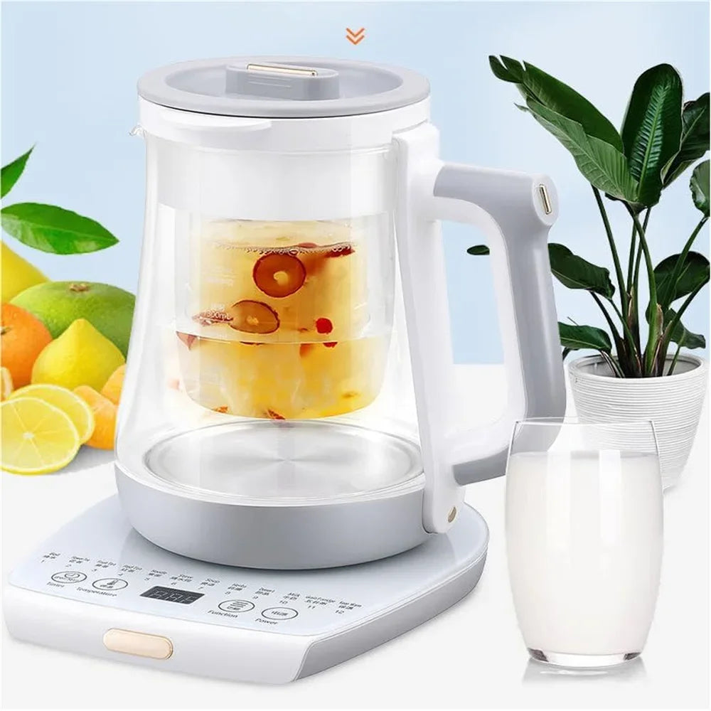 Insulated Glass Tea And Coffee Pot With Filter Screen
