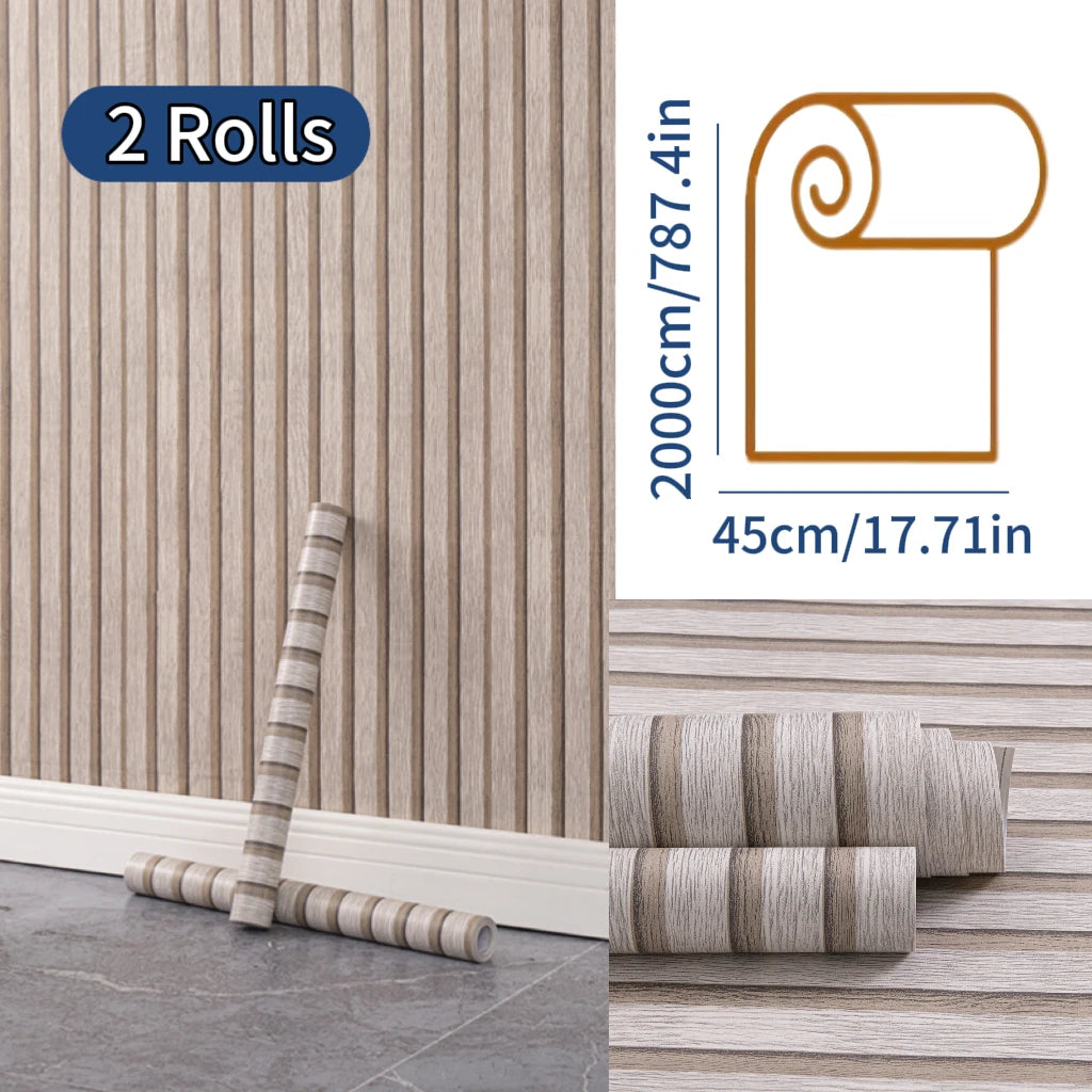NINETAI Peel and Stick Wood Grain Floor Tiles for Home
