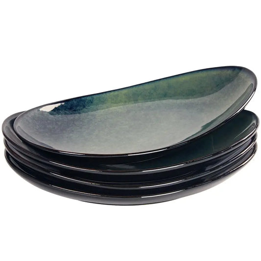Ceramic Serving Platters Set Of 4 For Entertaining