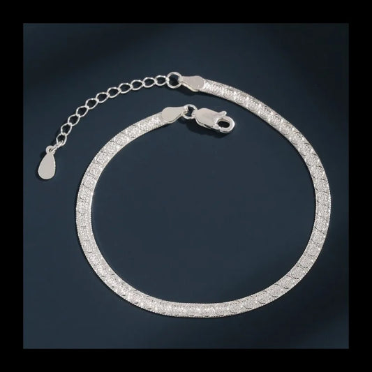 S925 Silver Simple Design Ladies Bracelet