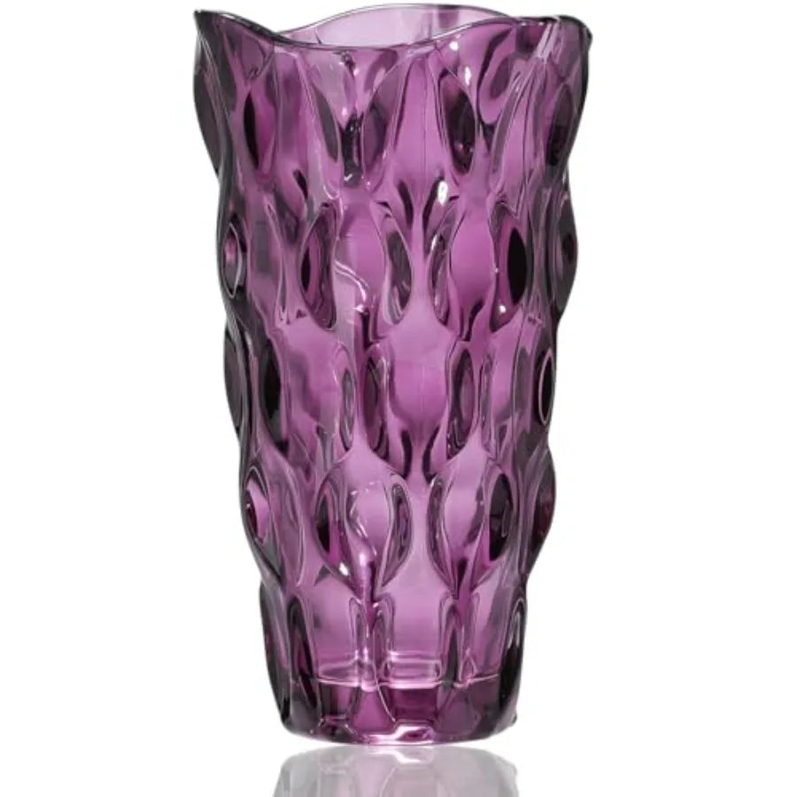 Crystal Clear Glass Vase For Flowers Centerpieces Home Decor
