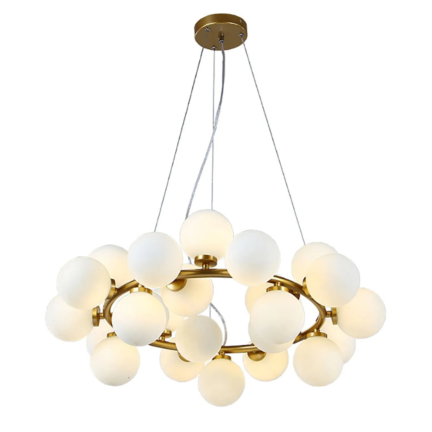 25 Light Modern Adjustable Pendant Chandelier For Living And Dining