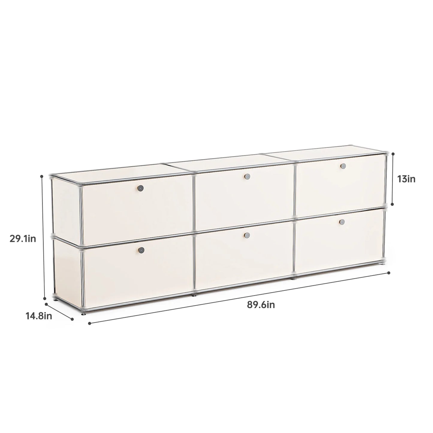 Stainless Steel Storage Cabinet TV Stand For Living Room