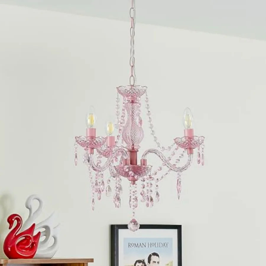 Crystal Chandelier 3 Light Modern K9 Acrylic Pendant for Dining