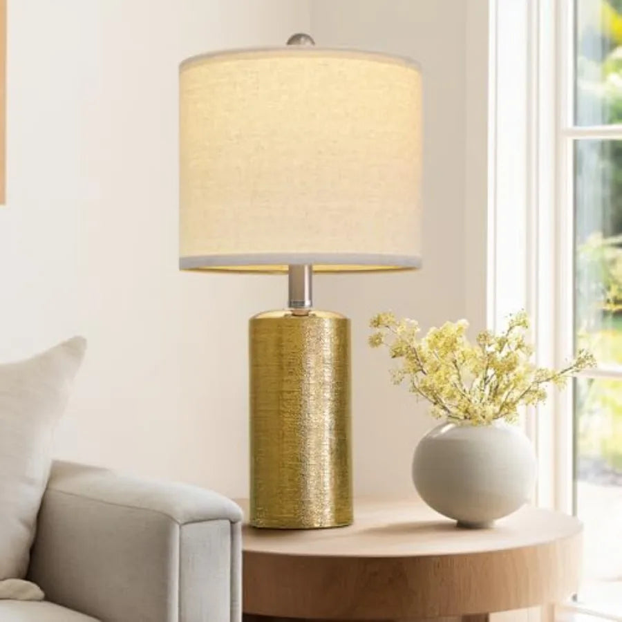 Modern Ceramic Table Lamps Set of 2 for Living Room