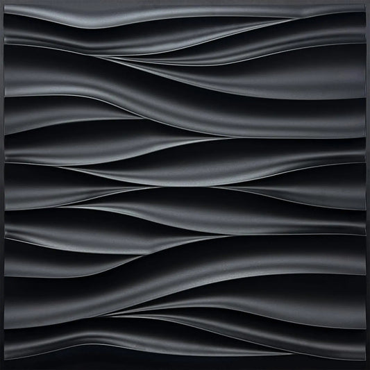 3D Wave Design Textured PVC Wall Panels For Modern Interiors