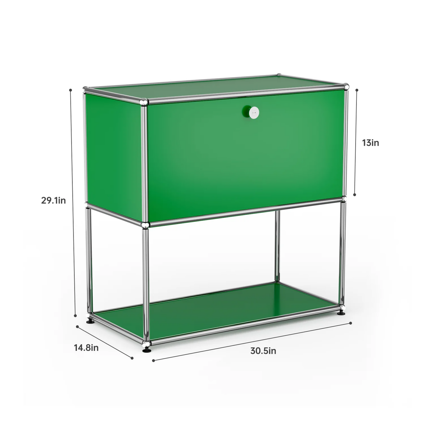 Furgle Modern Modular Metal Storage Cabinet Freestanding Sideboard Living Room