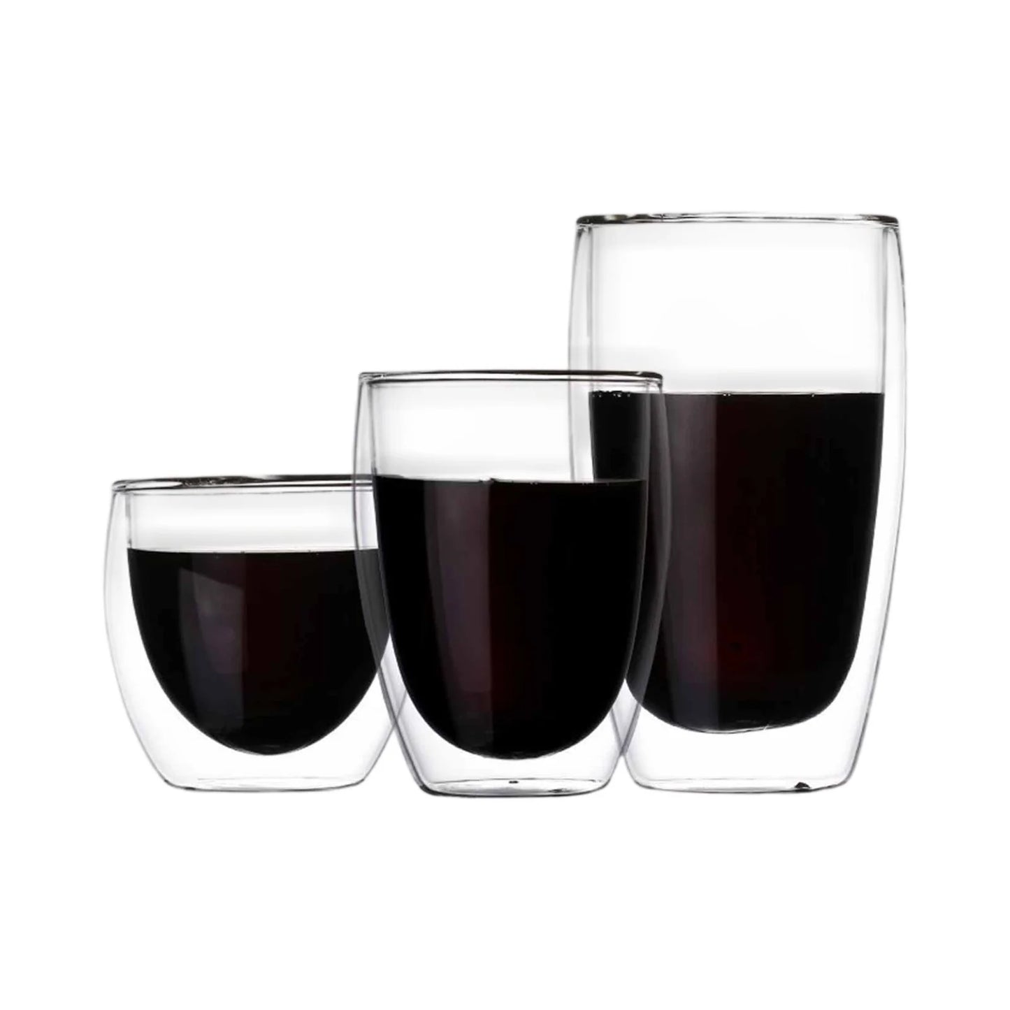 Double Wall Glass Cup Insulated Tumbler For Coffee And Tea
