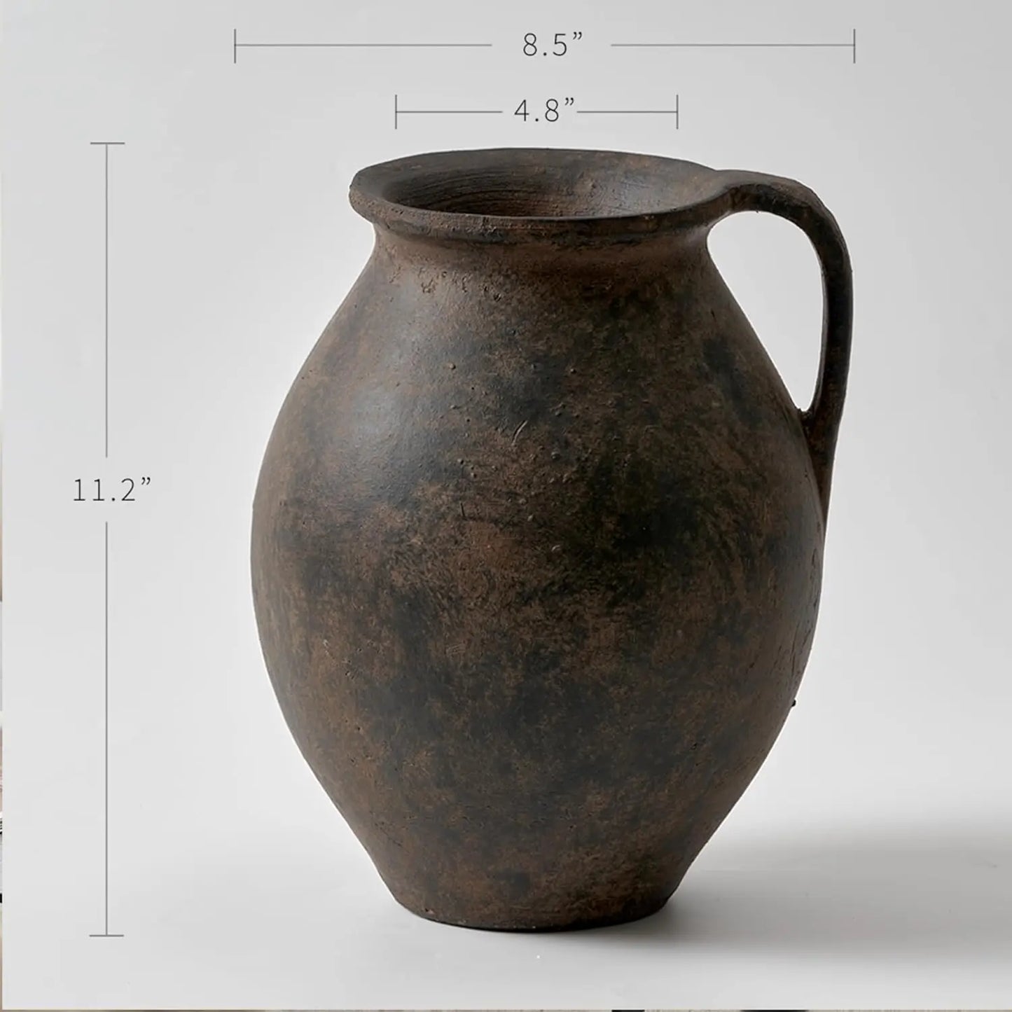 Ceramic Zen Vase For Home Decor Farmhouse Style Floral Accent