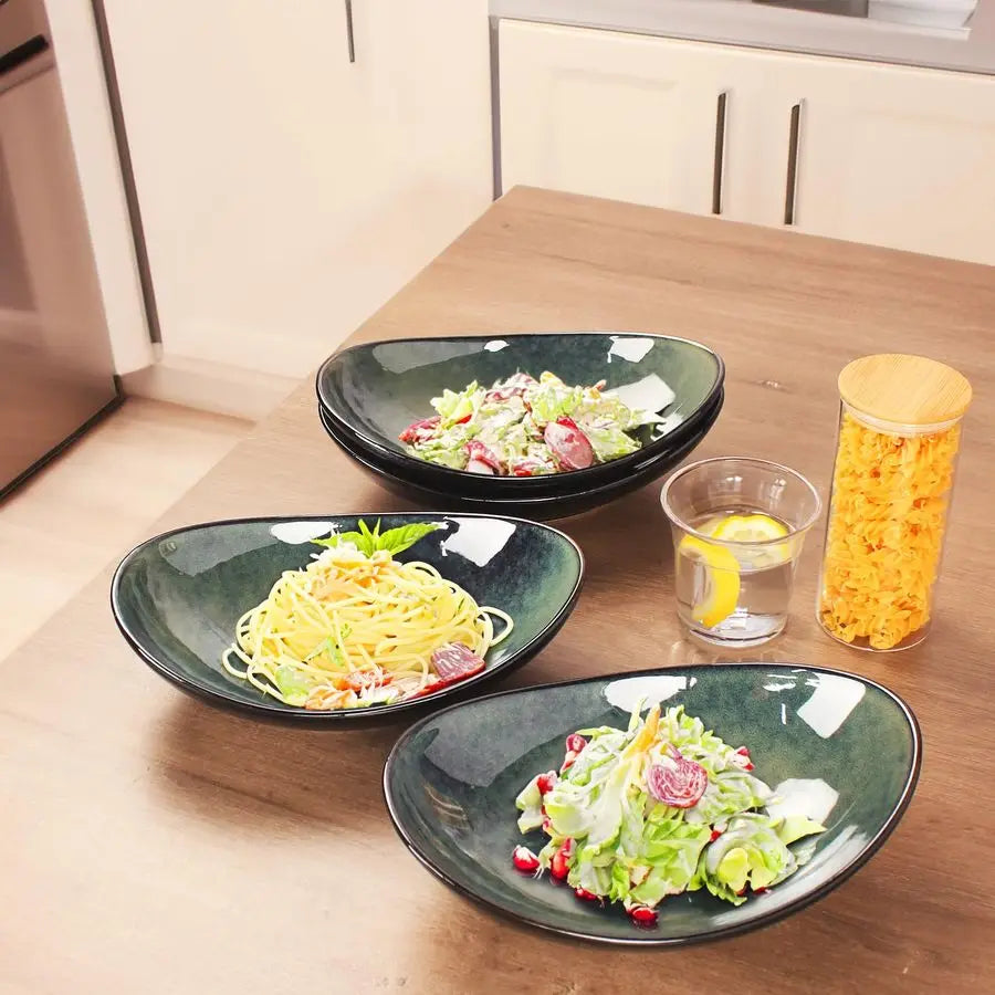 Ceramic Serving Platters Set Of 4 For Entertaining