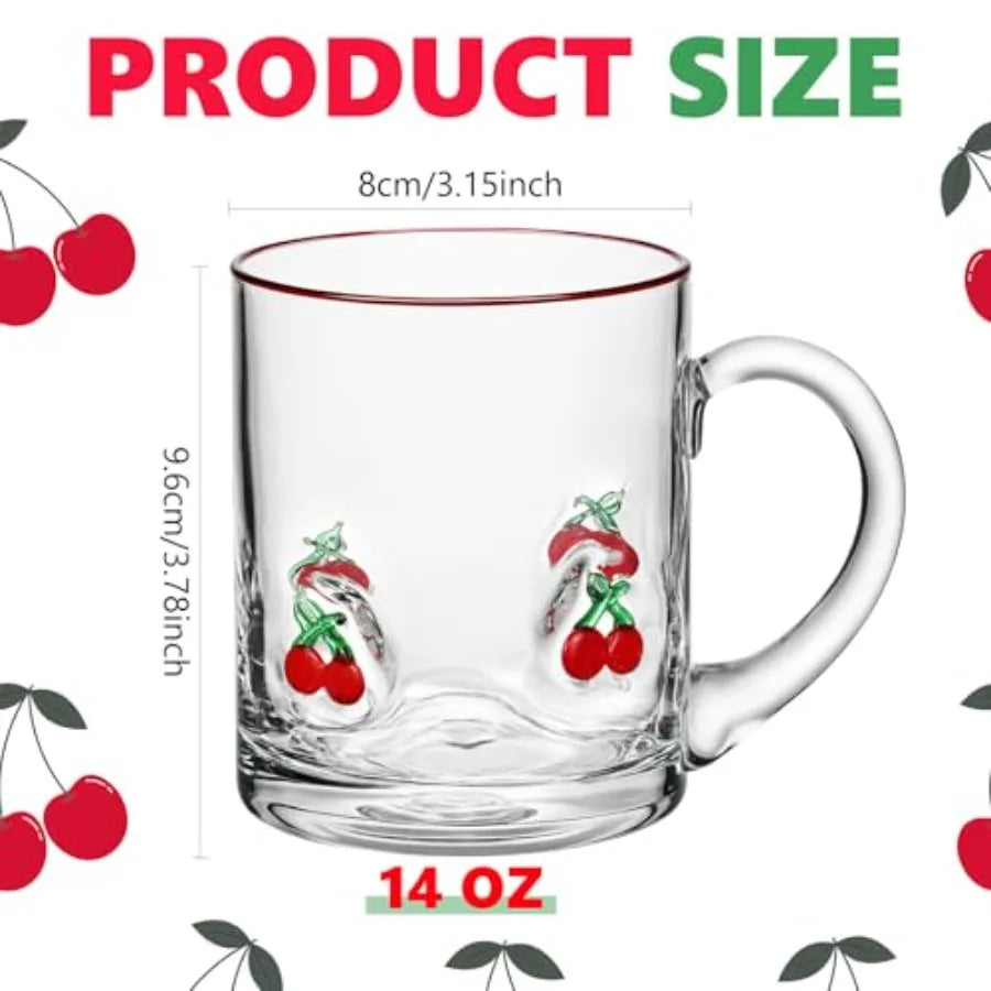 4 Pack Icon Juice Glasses With Fruit Icon Design Glassware