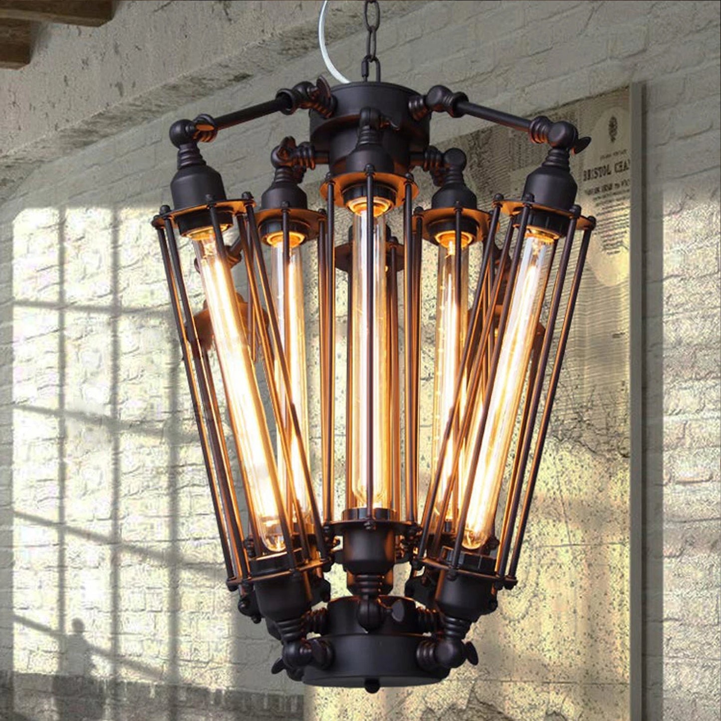 Industrial Metal Steampunk Pendant Lamp