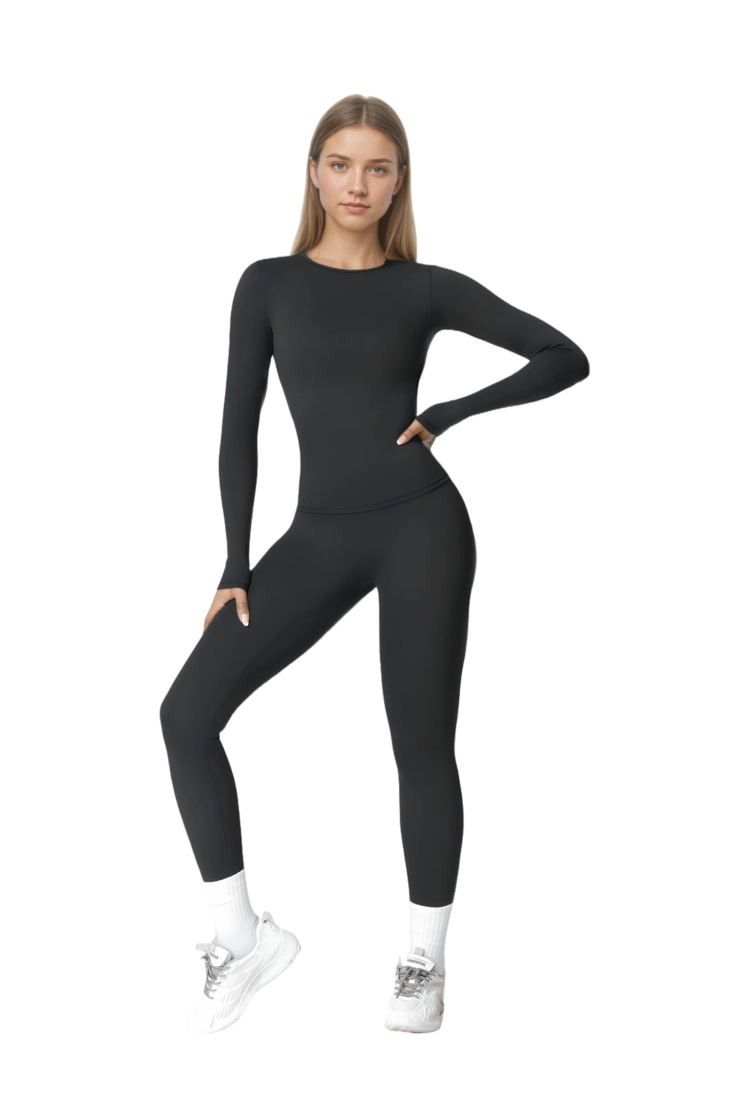 Women's Yoga Pilates 2 Piece Seamless Sportswear Set For Workout