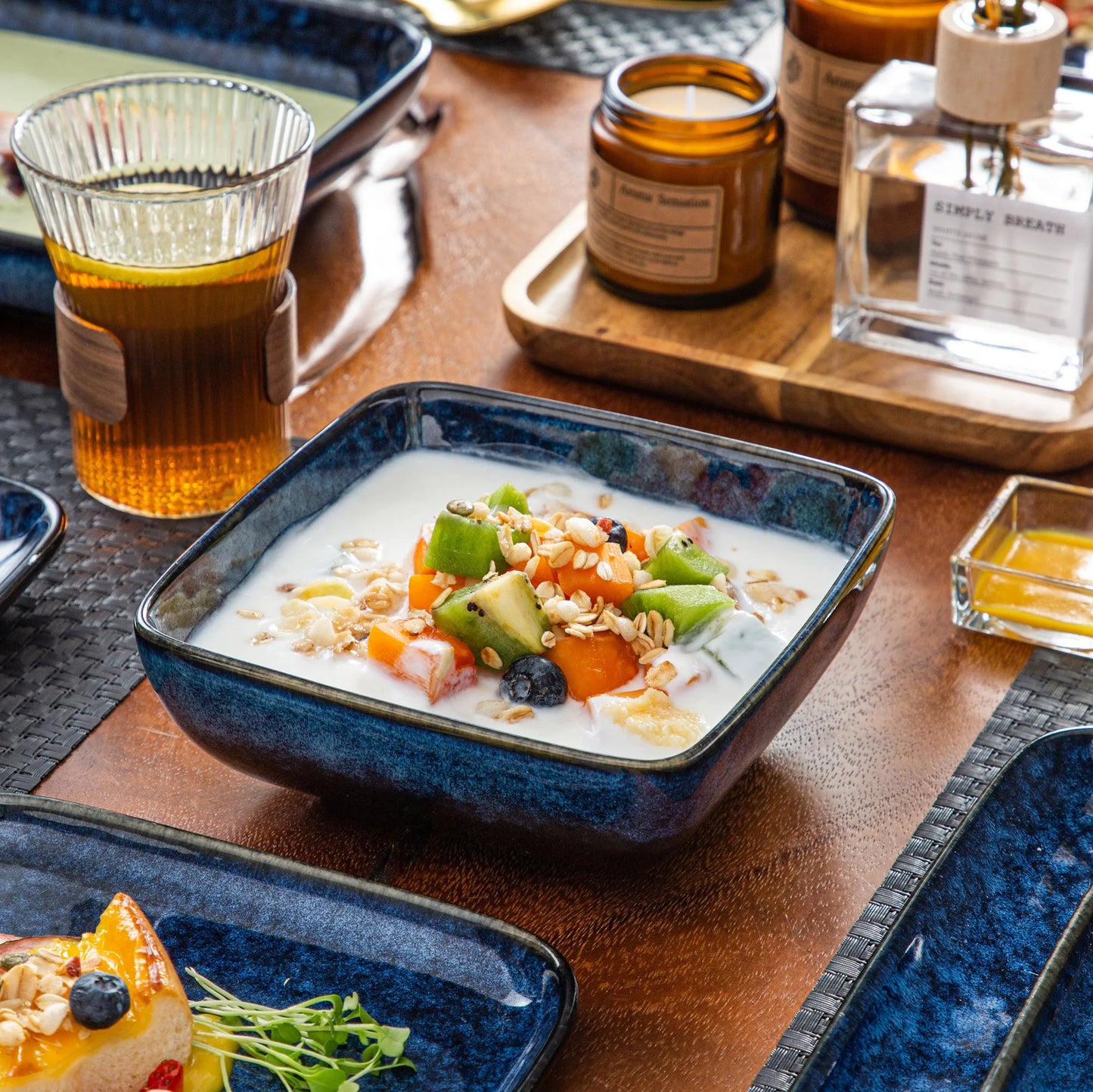 Malacasa Stern Dinner Set For 4 Ceramic Tableware Collection