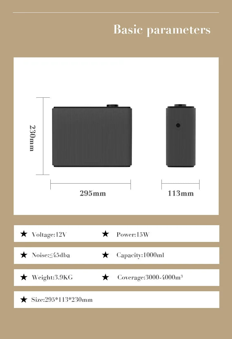 NAMSTE 4000m3 Fragrance Diffuser With App Control For Home Hotel
