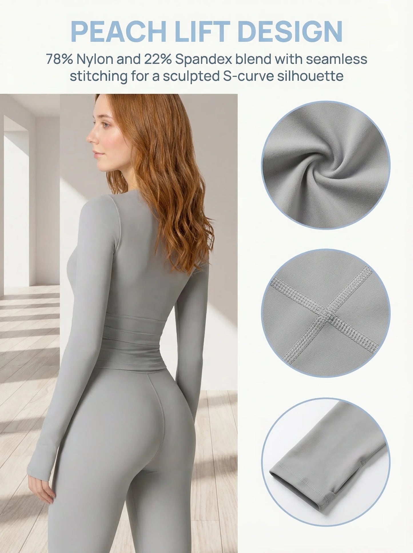 Women's Yoga Pilates 2 Piece Seamless Sportswear Set For Workout