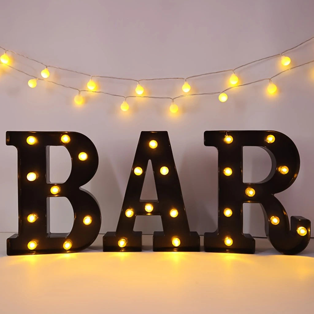 NONECN Bar LED Luminous Letter Light For Bars And Parties