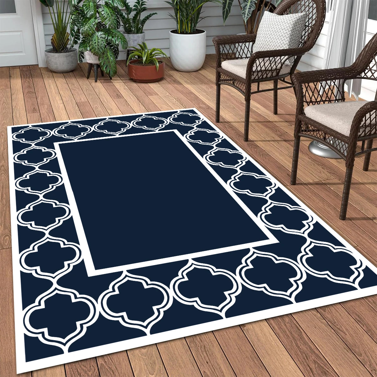 Outdoor Rugs Waterproof Reversible Kilim Patio Rug For Outdoors