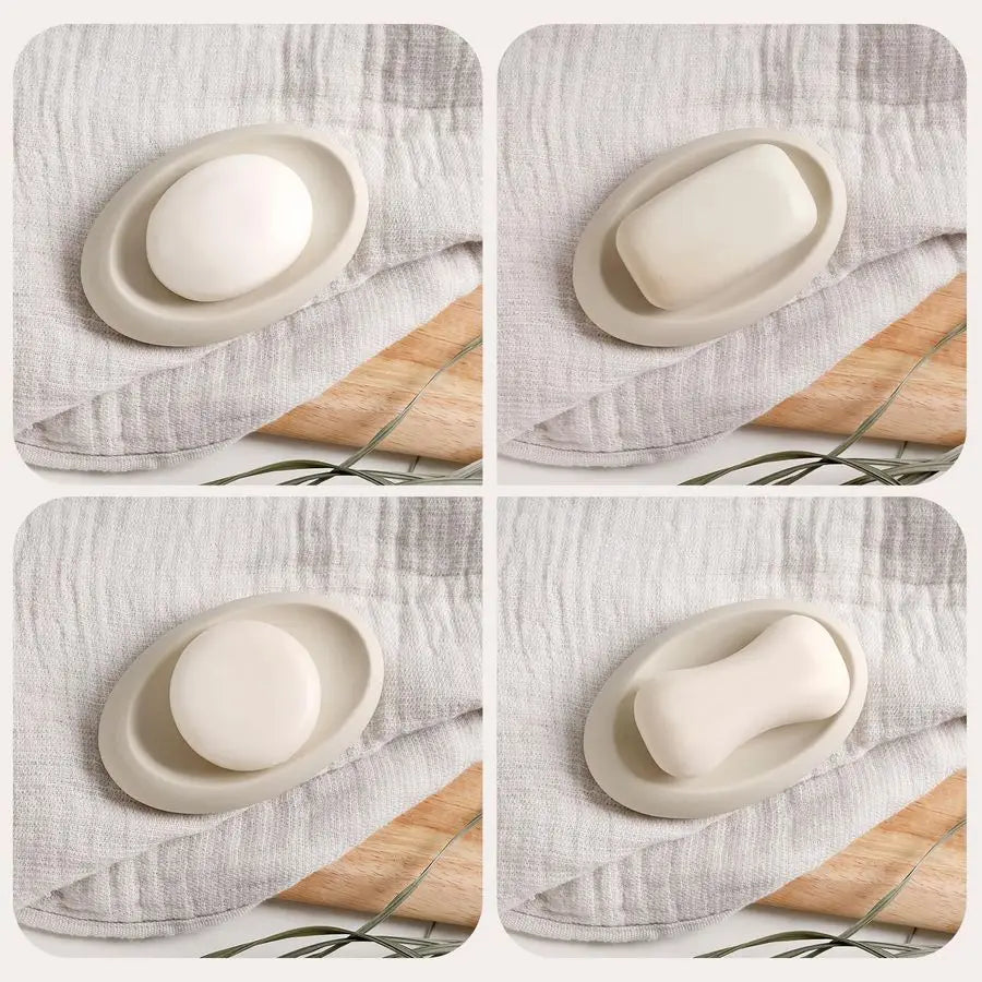 Accessory Set 5PCS, Ceramic Bathroom Accessories Set, Irregular Shape Small Bathroom Sets Accessories Complete, Home Apartment M
