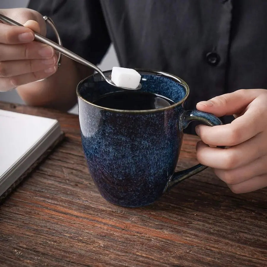 XMSJ Coffee Mug Set Ceramic 6 Piece Mugs With Handles
