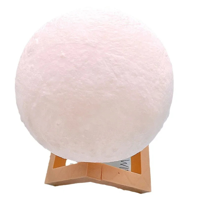3D Moon Night Light Desk Lamp For Bedroom Decor Ambience