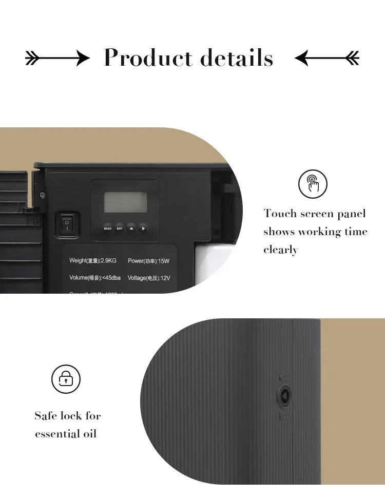 NAMSTE 4000m3 Fragrance Diffuser With App Control For Home Hotel