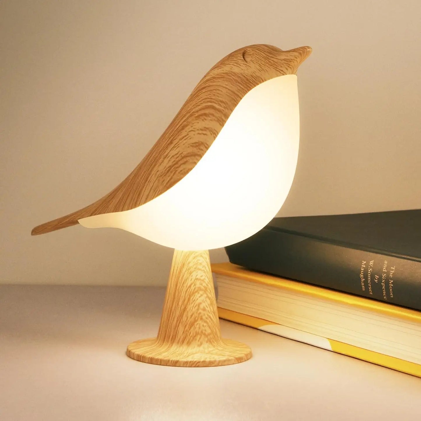 LED Touch Control Bird Lamp Art Deco Dimmable Rechargeable Battery