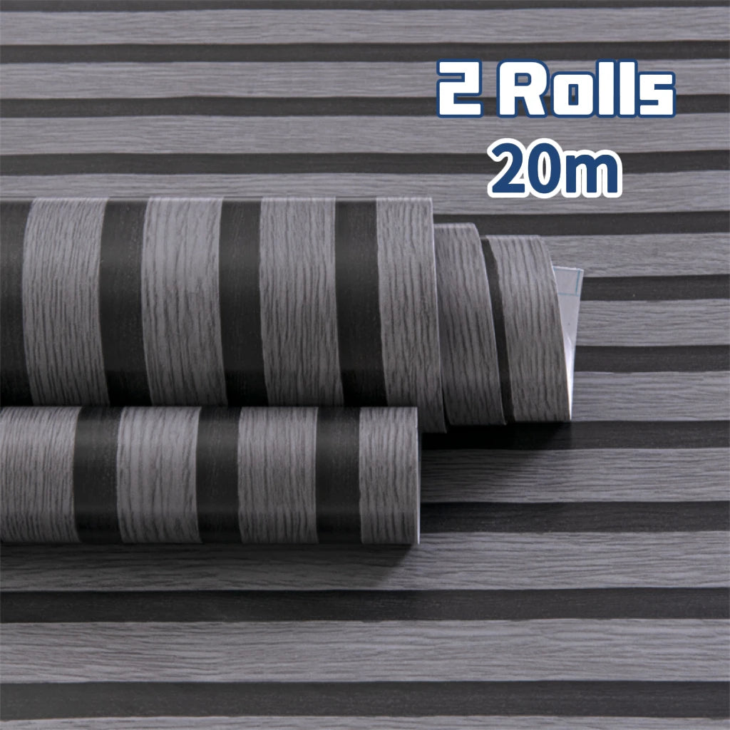 NINETAI Peel and Stick Wood Grain Floor Tiles for Home