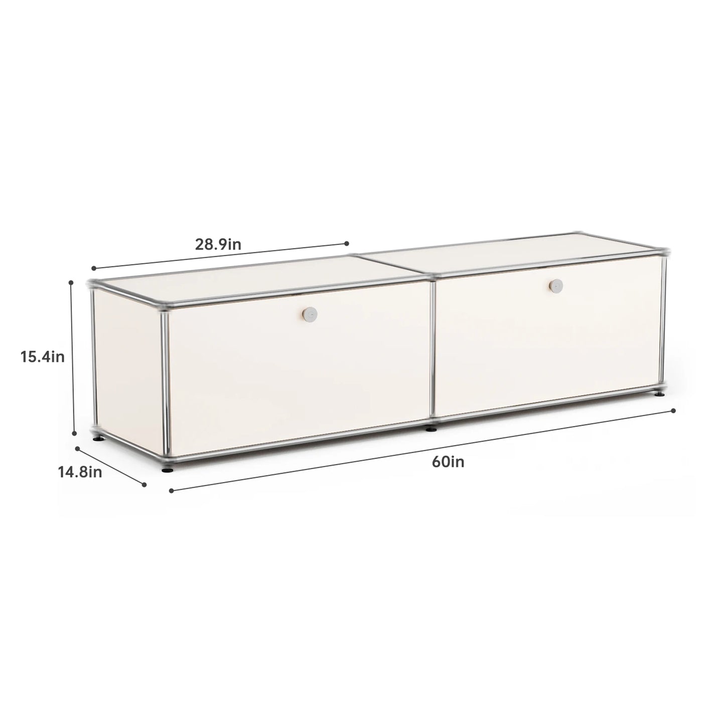 Stainless Steel Storage Cabinet TV Stand For Living Room