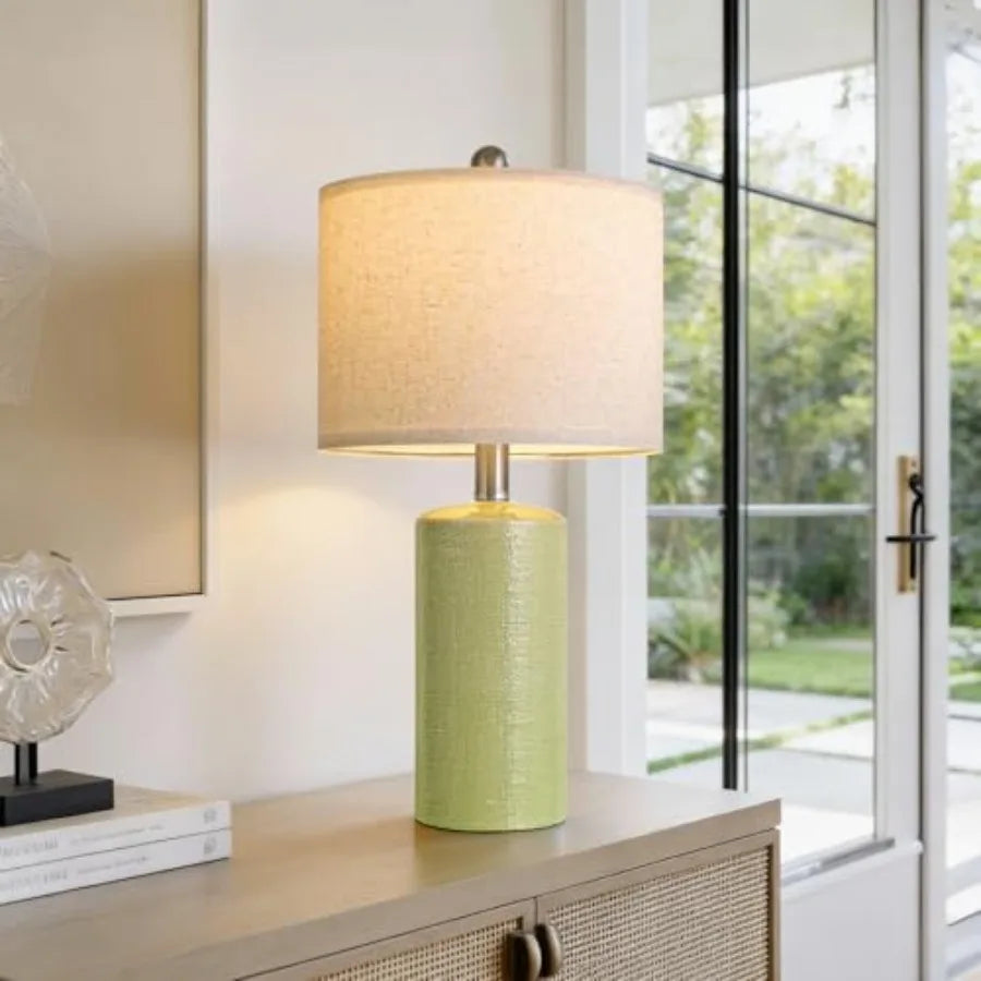 Modern Ceramic Table Lamps Set of 2 for Living Room
