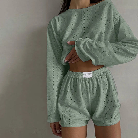 Women's Pajama Set Sleepwear With Shorts 2 Piece Loungewear
