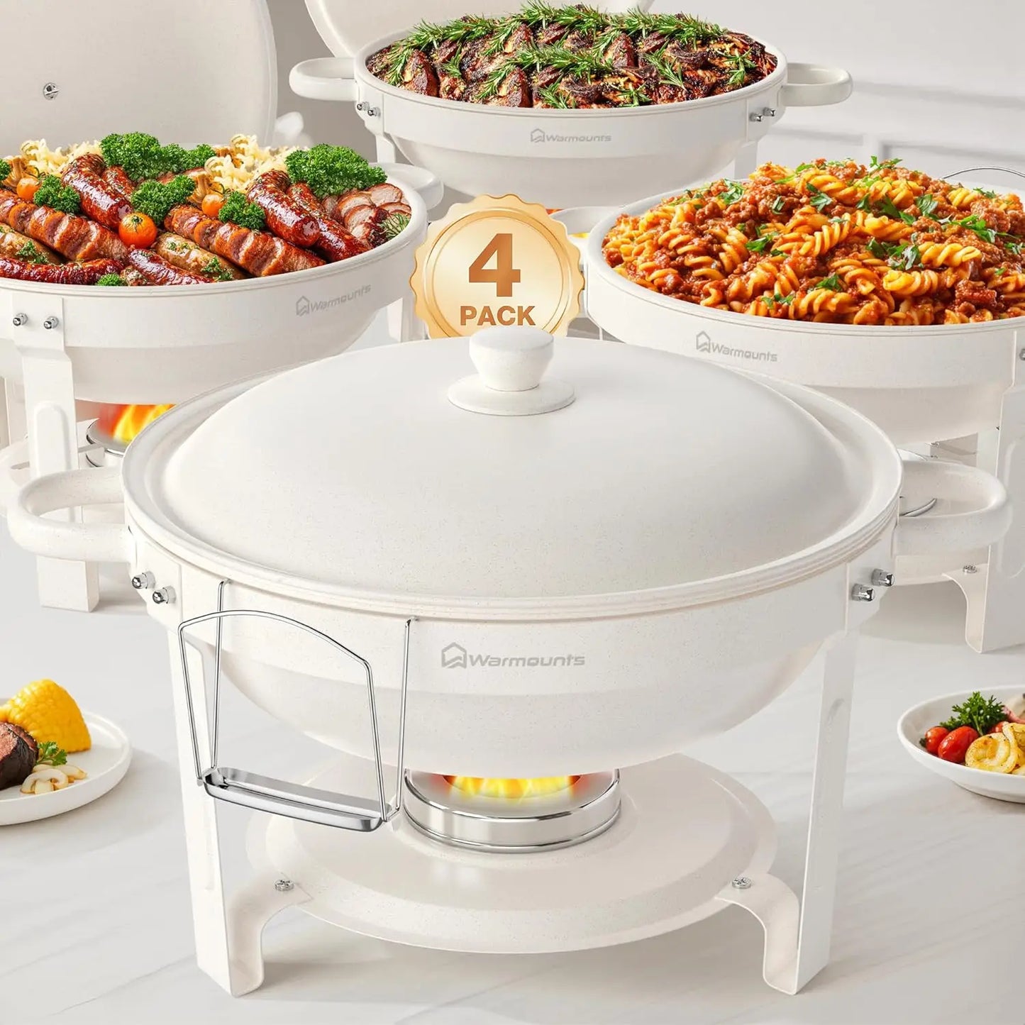 Maifanite Coated Stainless Steel Chafing Dish Buffet Set