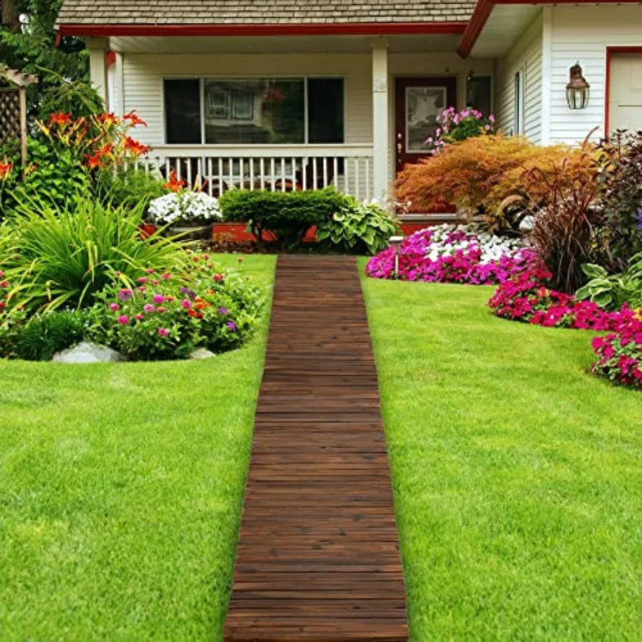 Wooden Garden Pathway Cedar Walkway For Outdoor Patio