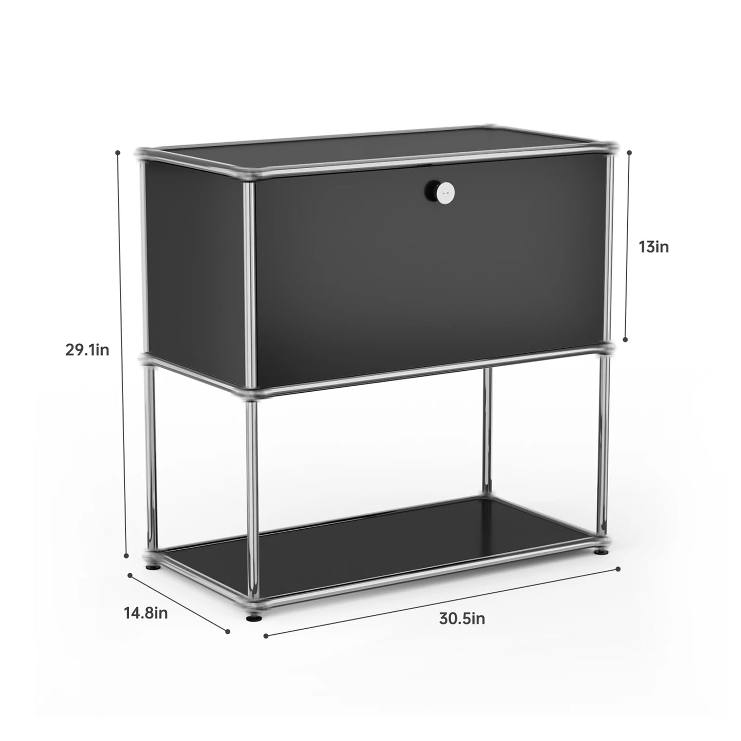 Stainless Steel Storage Cabinet TV Stand For Living Room