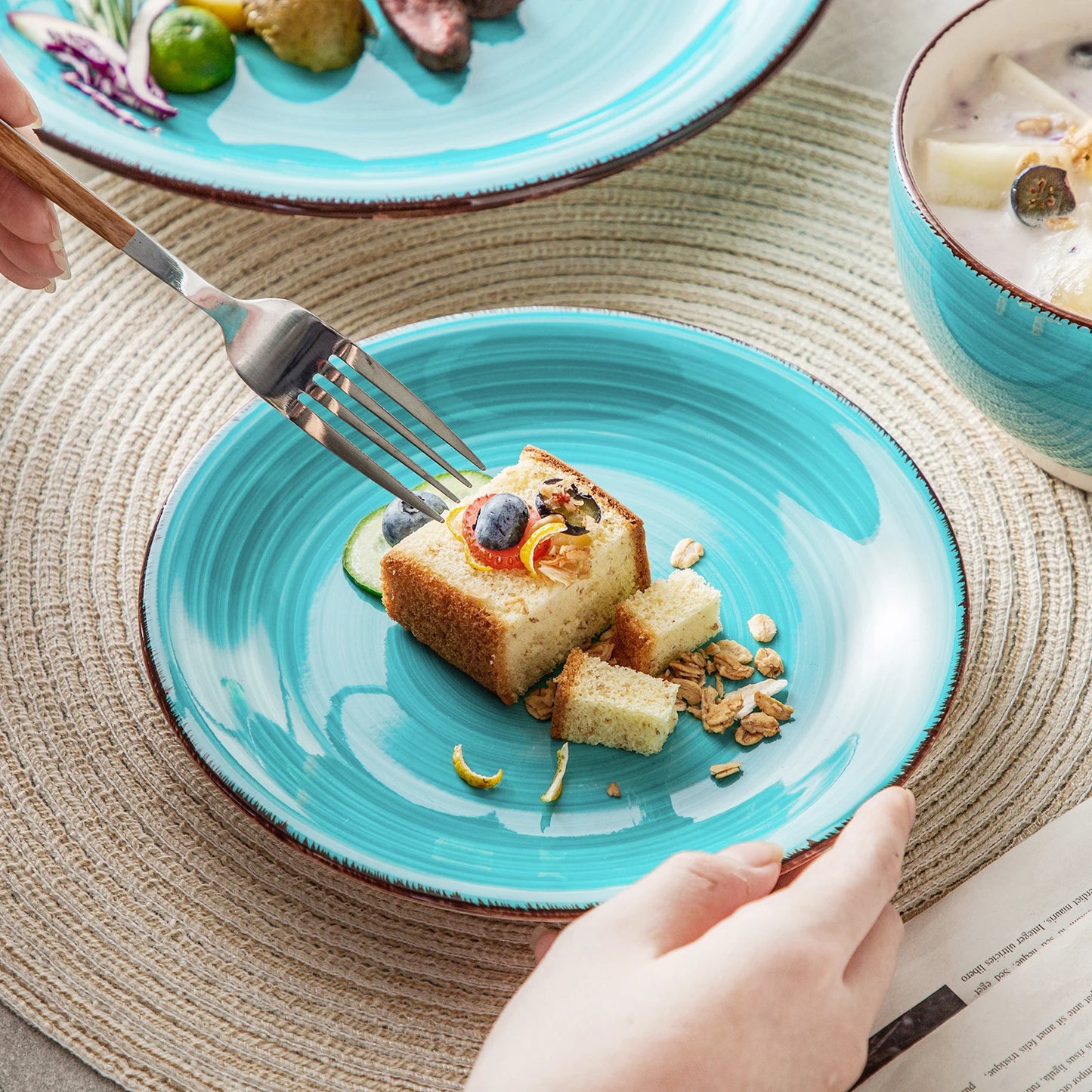 Malacasa Bella-T Porcelain Dinnerware Set for Everyday Dining