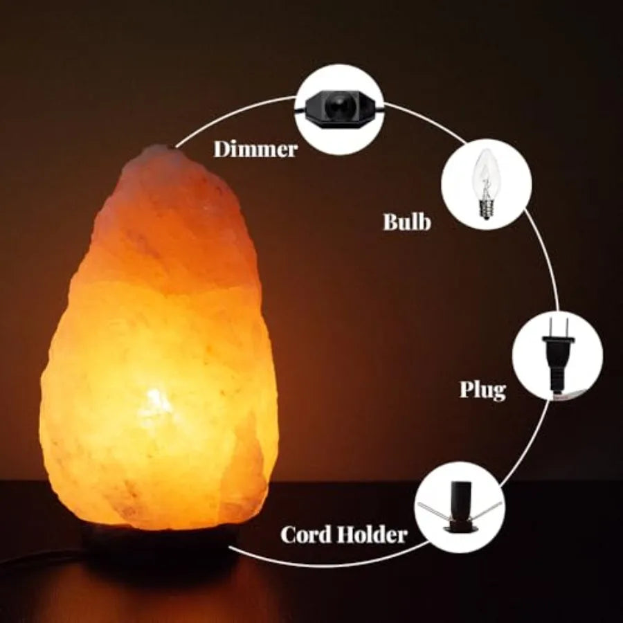 Himalayan Salt Lamp Hand Carved Crystal Rock Salt Lamp